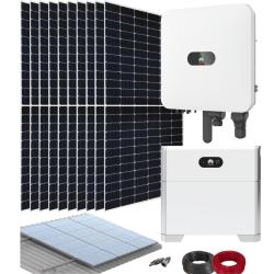 Kit Solar Híbrido Huawei 5kW MAP0 Trifásico con Batería Luna2000 5kWh E0