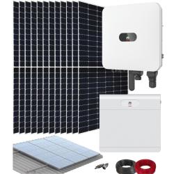 Kit Solar Híbrido Huawei 6kW MAP0 Trifásico con Batería Luna2000 7kWh E1