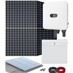Kit Solar Híbrido Huawei 10kW MAP0 Trifásico con Batería Luna2000 7kWh E1