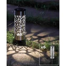 Pack 6uds Luces Solares Jardín