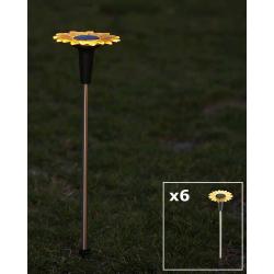 Pack 6uds Luces de Jardín Solares