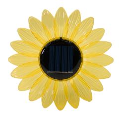 Pack 2uds Luces solares jardín forma de flor 3lm