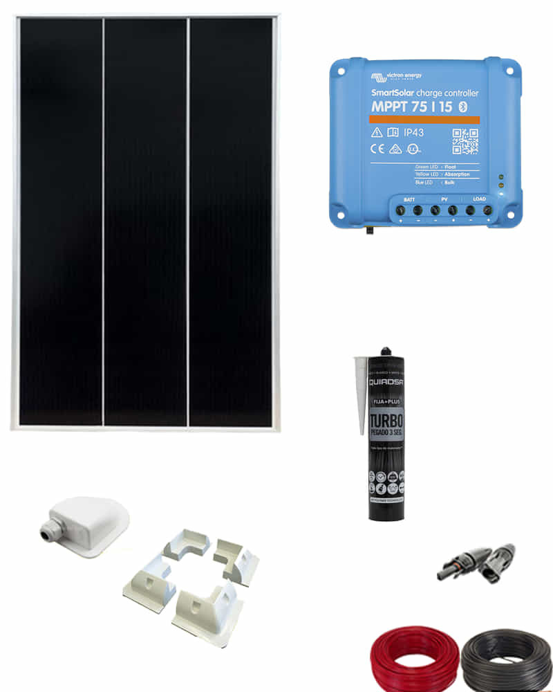 Kit Solar Ampliación 12V 1000Whdia con MPPT