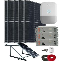 Kit Autoconsumo Híbrido Trifásico 10kW Hoymiles con Litio 15kWh Suntaic - Inclinada