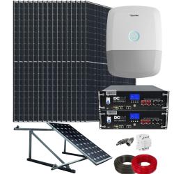 Kit Autoconsumo Híbrido Trifásico 6kW Hoymiles con Litio 10kWh DC - Inclinada