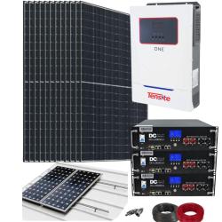 Kit Solar Aislada Tensite One 5500W 48V con baterías de litio 15kWh DC - Chapa
