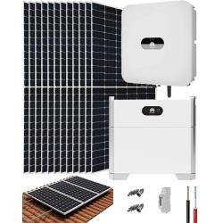 Kit Solar Híbrido Huawei 6kW Monofásico con Luna2000 - Teja