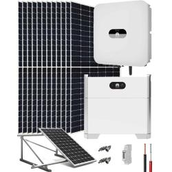 Kit Solar Híbrido Huawei 6kW Monofásico con Luna2000 - Inclinada