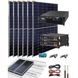 Kit Solar Aislada Voltronic King Rack 3kW 48V con Pylontech - Chapa