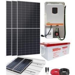 Kit Solar Aislada Suntaic Nano 1500W 12V con batería GEL 300Ah Tensite - Chapa