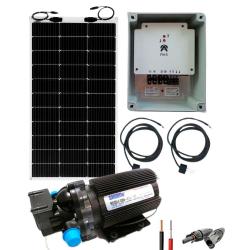 Kit Bombeo Solar Fotovoltaico con Panel Flexible 12V para Uso Continuado