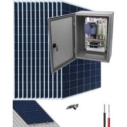 Kit Bombeo Solar con Bomba de Agua Trifásica 400V hasta 4cv