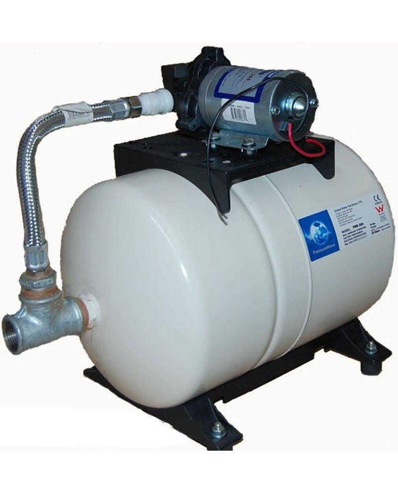 Bomba de Presión de Agua 12v Shurflo 2088-443-144 con Calderín 20L