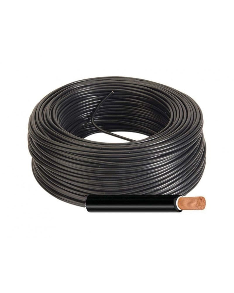 Rollo Cable Unifilar 6mm2 H1Z2Z2-K 100m negro