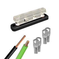 Kit Busbar Victron 600A 4P + cover + cableado para >8kW
