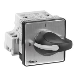Conmutador Interruptor 125A con 4 polos Telergon 48V