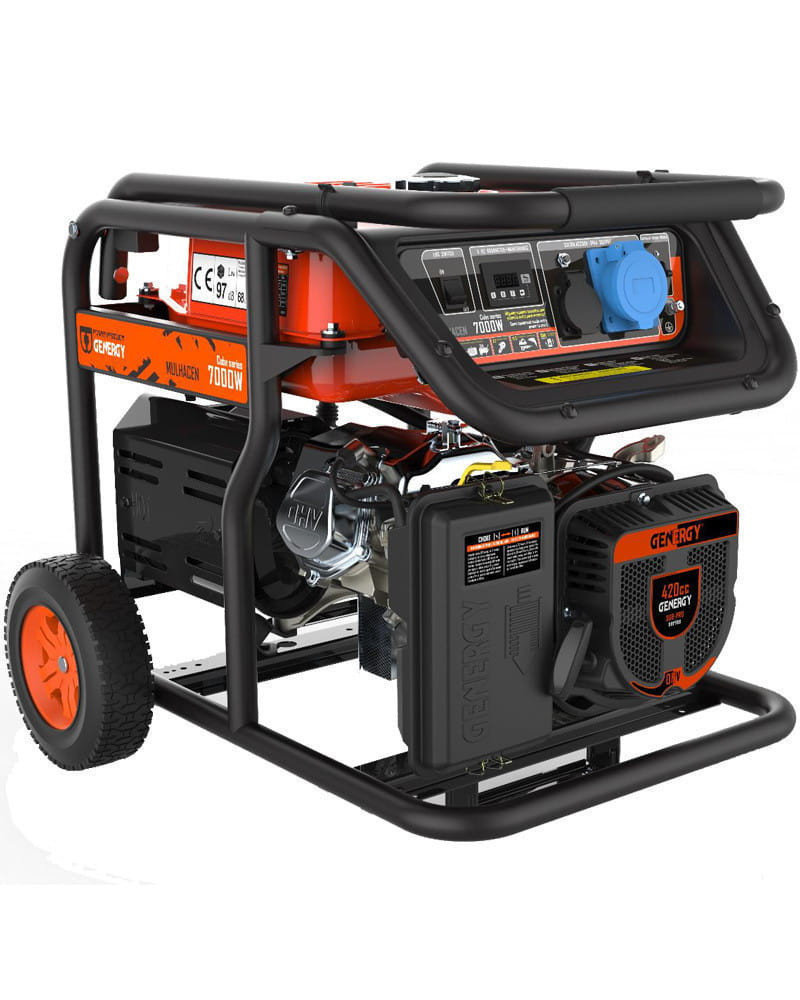 Generador Eléctrico Gasolina 7000W Genergy Mulhacén