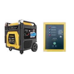 Generador Eléctrico Gasolina AY-10000 Invert E con Cuadro de Control AY-25 ATS MN INV Ayerbe