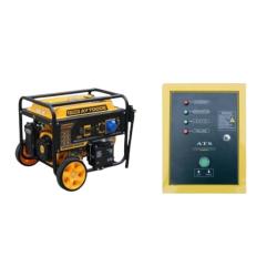 Generador Eléctrico Gasolina AY-7000 E con Cuadro de Control AY-25 ATS MN E Ayerbe