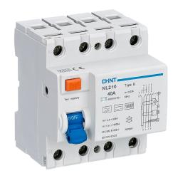 Diferencial 40A 4P 30mA Clase B Chint NL210-4
