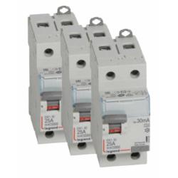 Pack 3 uds. Interruptor Diferencial 40A 2P 30mA Tipo A Rearmable Legrand