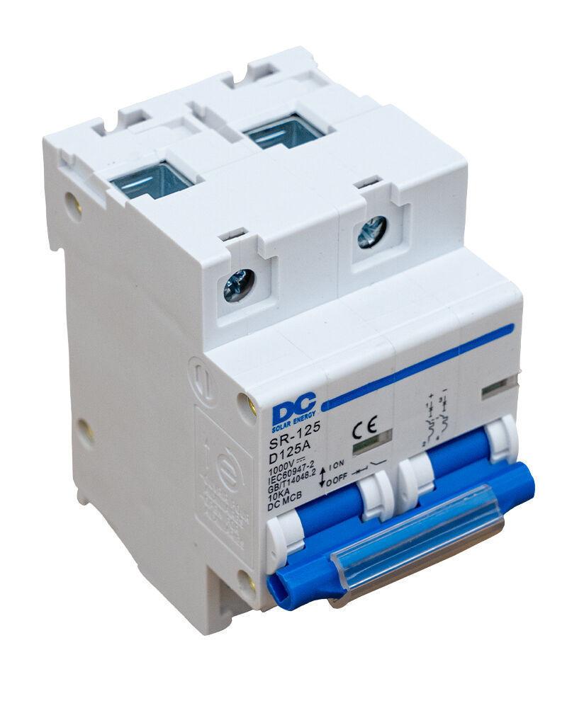 Magnetotérmico 125A 2P 1000V DC Corriente Continua