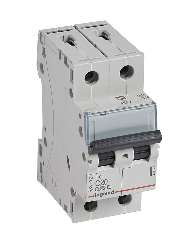 Interruptor Automático Magnetotérmico 20A 2P 6KA C Bipolar Legrand
