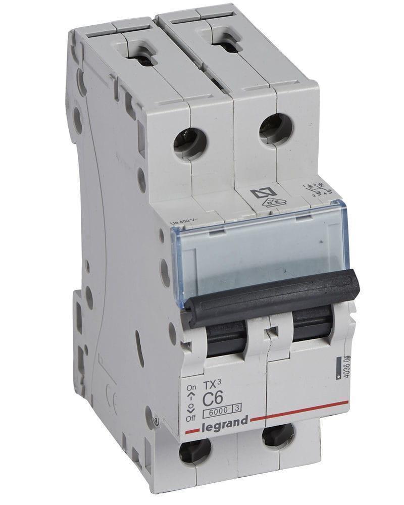 Magnetotérmico 25A 2P 6KA C Bipolar Legrand
