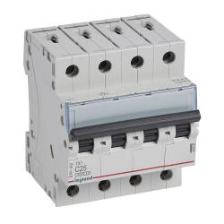 Interruptor Magnetotérmico 25A 4P 6KA C Trifásico Automático Legrand