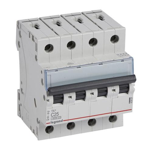 Magnetotérmico Legrand 25A 4P 6KA C