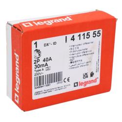 Diferencial Legrand 40A 2P 30mA Tipo A