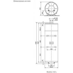 Bomba de Calor ACS 150 litros Saunier Duval Magna Aqua