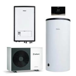 Bomba de Calor Aerotermia Vaillant AroTherm Plus 6 con Módulo Hidraulico MEH97/6, ACS 144L y sensoCOMFORT Cableado