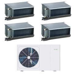 Kit Aerotermia con Fancoils Conductos 8kW Aquaris