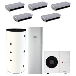 Kit Fancoil Aerotermia 14kW Saunier Duval Genia Air Max 12 con depósito 300L