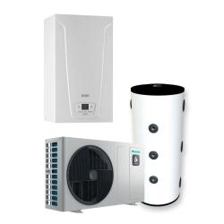 Kit Caldera Aerotermia Hisense 10kW con Baxi Neodens Plus 24/24 F ECO 24kW y depósito 100L