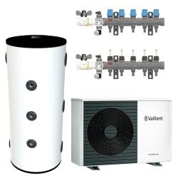 Kit de aerotermia con suelo radiante B