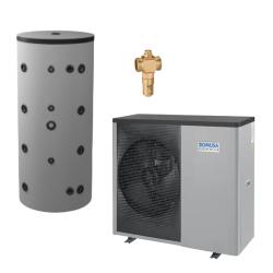 Kit Aerotermia ACS 300L Domusa Dual Clima 12HT 12kW R290