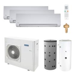 Kit Aerotermia con Fancoils Domusa Dual Clima 12R R32 12kW para 150m2