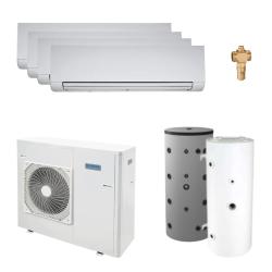 Kit Aerotermia con Fancoils Domusa Dual Clima R32 16R 16kW para 180m2