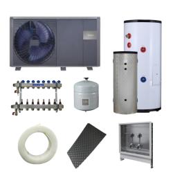 Kit Aerotermia con Suelo Radiante 8kW Midea M-Thermon A 8 R32 y ACS 270L para 160m2