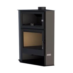 Estufa de Leña 8,7 kW EST 7000H con horno superior