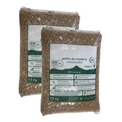 Saco de Pellet Enplus A1 30kg para Estufa