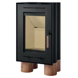 Estufa de Leña 7,3kW Tek Lumber Eco Negro Sin Turbina