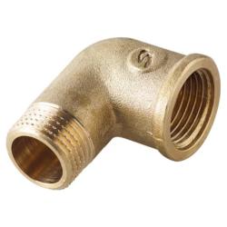 Codo de latón 90° Igual, DN25, para tubo multicapa