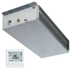 Fancoil Conductos 2 tubos tomas a la izquierda UTXE-Z1 140 con filtro del aire y termostato programable WiFi