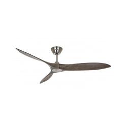 Ventilador de Techo sin Luz Silencioso 16W ECO Airscrew Madera Maciza con Mando a Distancia