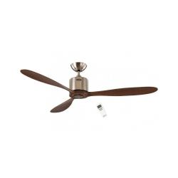 Ventilador de Techo sin Luz Silencioso 30W ECO Aeroplan Madera Maciza con Mando a Distancia
