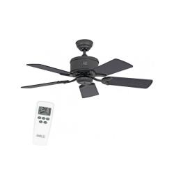 Ventilador de Techo sin Luz Silencioso 24W ECO Elements Negro con Mando a Distancia