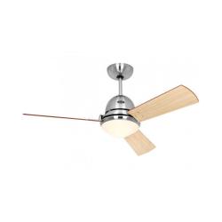 Ventilador de Techo con Luz 64W Libeccio Madera